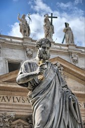 Saint Peter statue at the Vatican