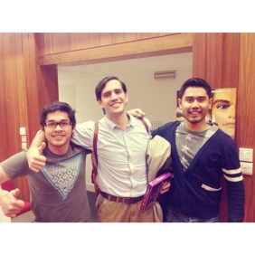 New friends from the audience and I